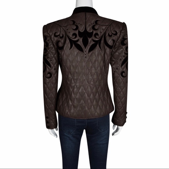 Valentino Boutique Vintage Leather Jacket - Picture 3 of 5